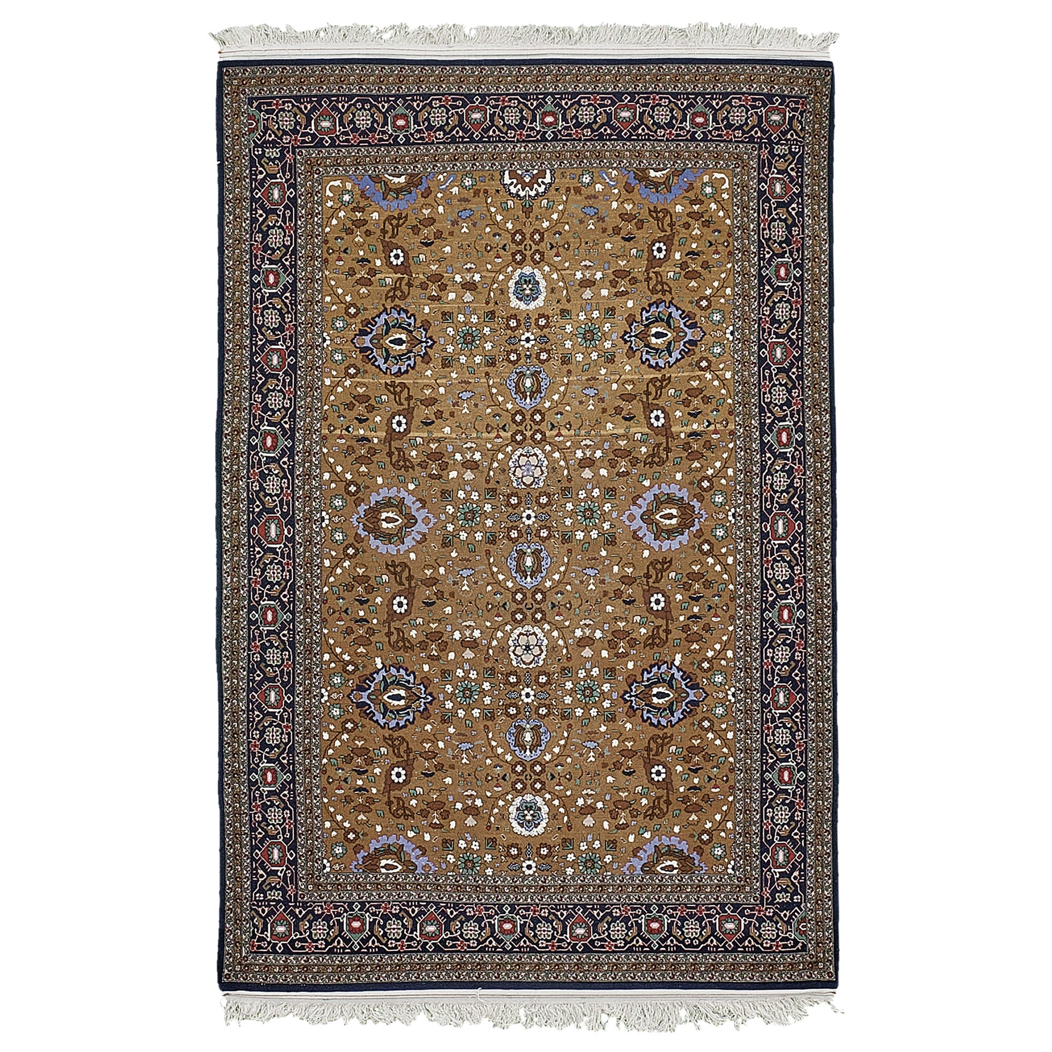 Alter persischer Qum-Teppich im Angebot