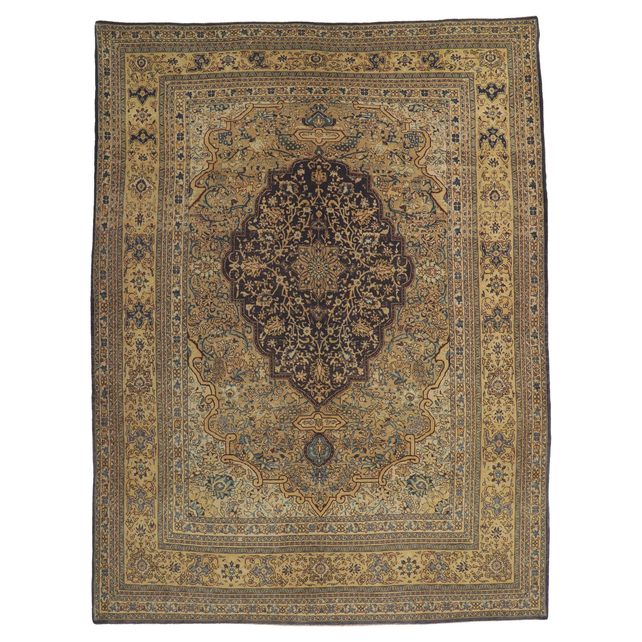 Persischer Qum-Teppich, Vintage