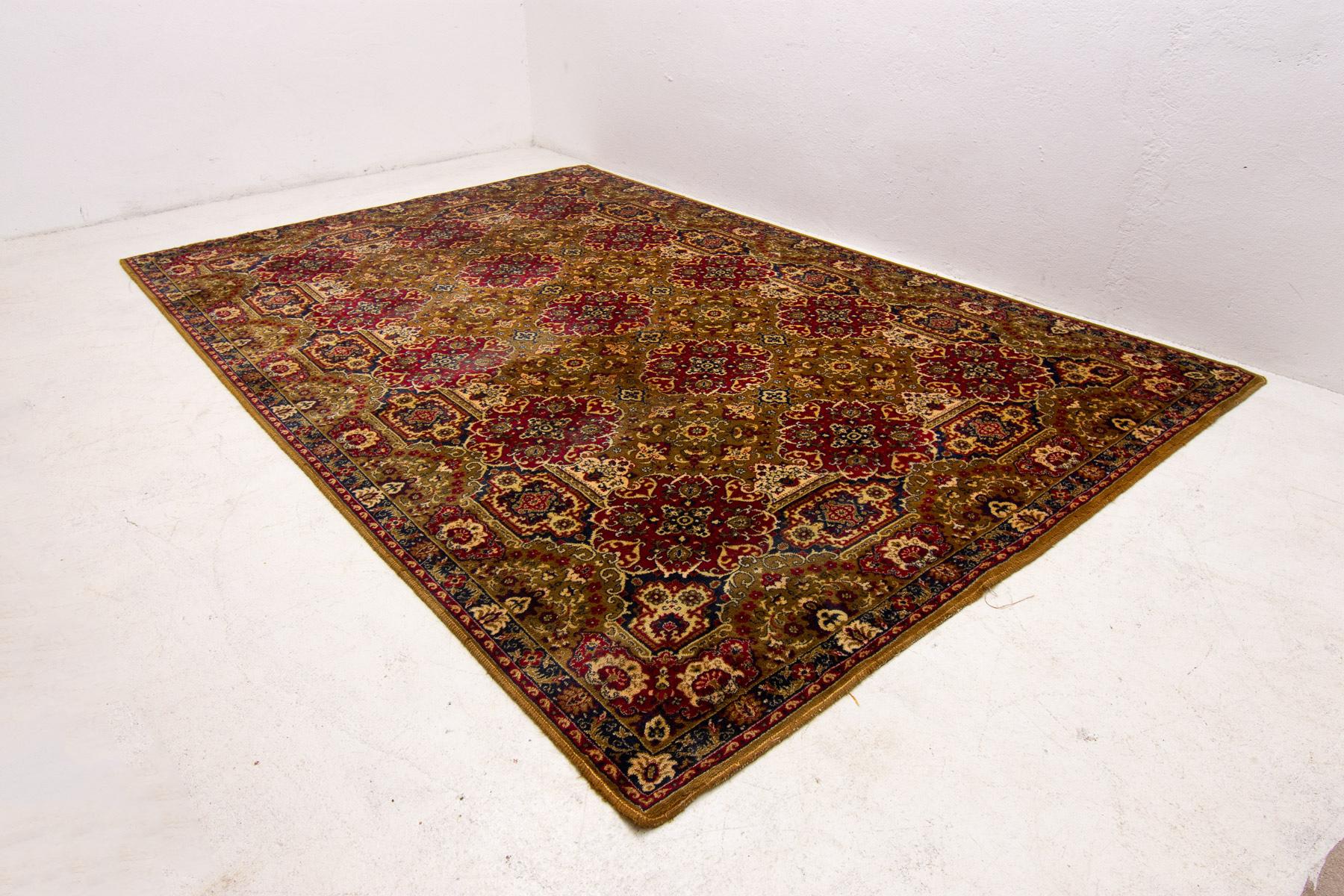 Czech Vintage Persian Rug, 1970s For Sale