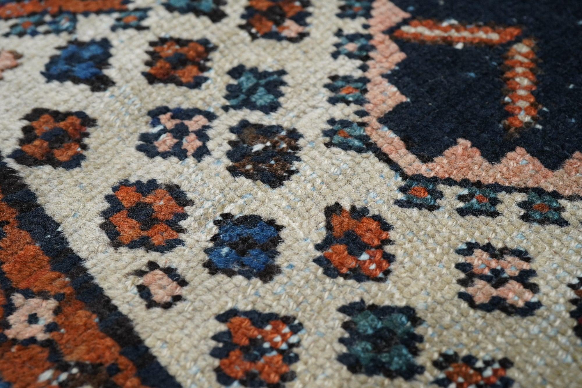 Wool Vintage Persian Rug For Sale