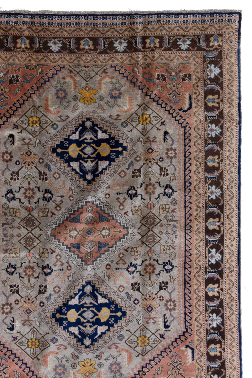 Hand-Woven Vintage Persian Rug For Sale