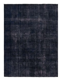 Vintage Persian rug in Blue and Purple by Rug & Kilim