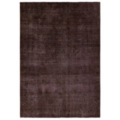 Tappeto persiano vintage in marrone e rosa, da Rug & Kilim