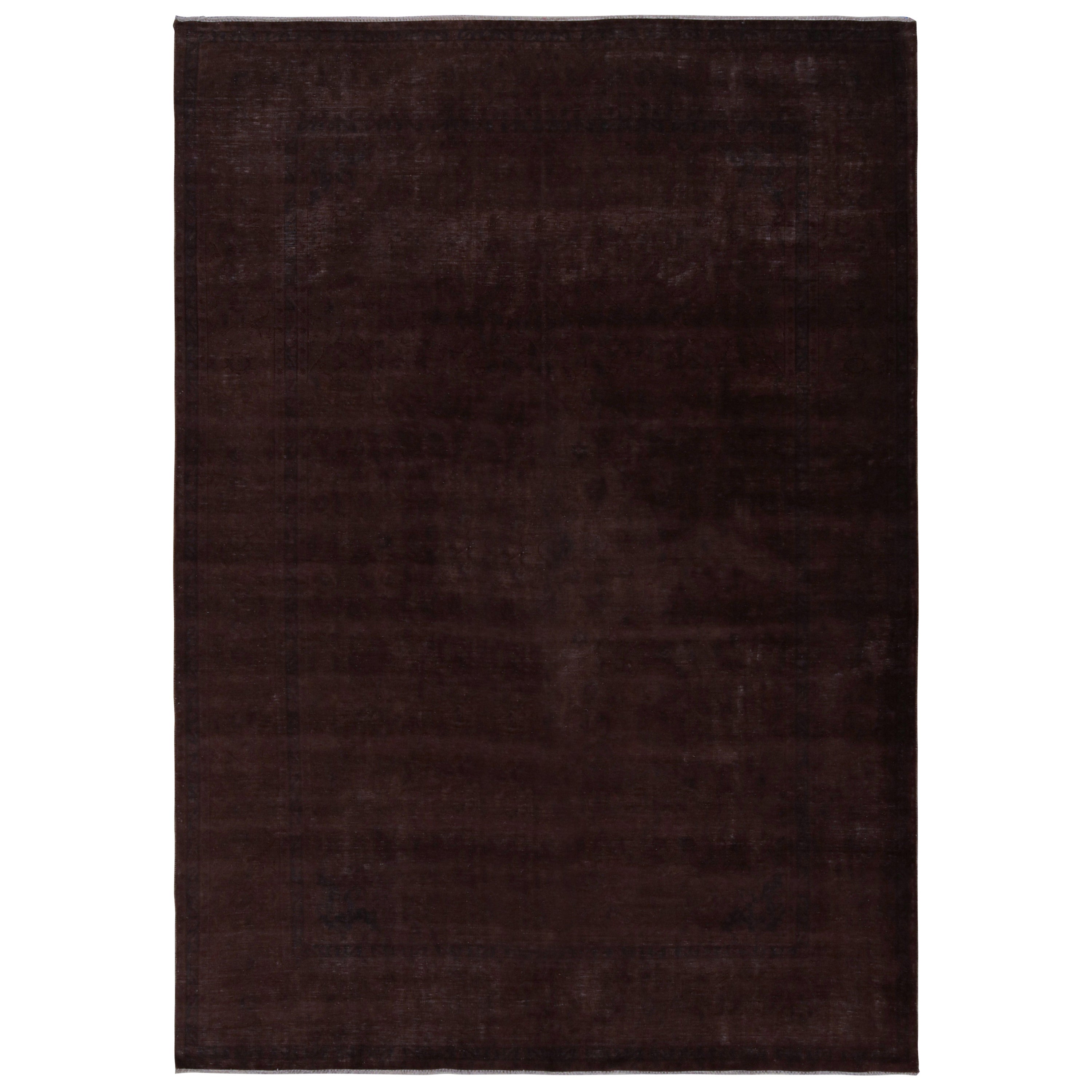 Vintage Persian rug in Brown by Rug & Kilim