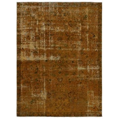 Vintage Persian rug in Gold by Rug & Kilim
