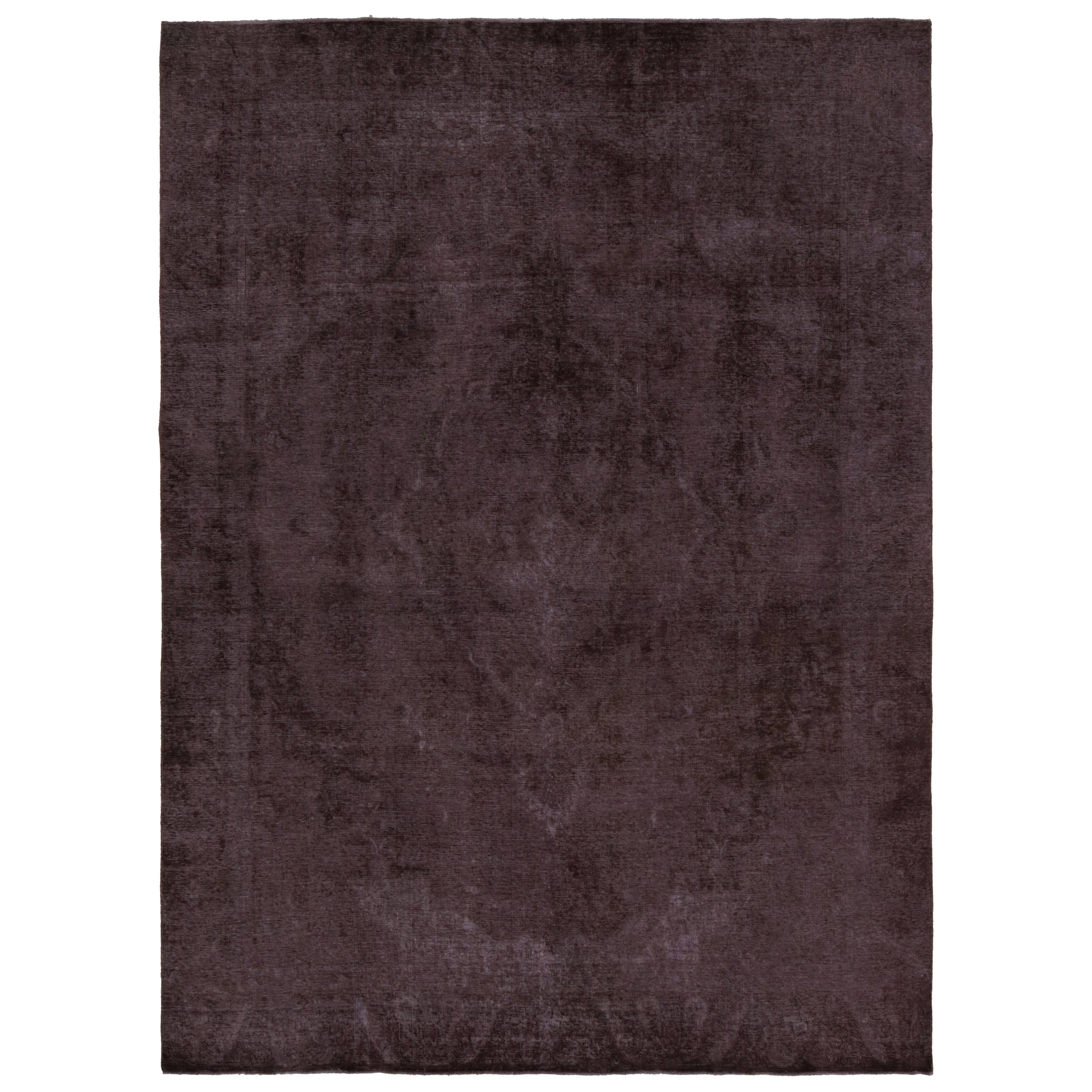 Tappeto persiano vintage in viola e nero di Rug & Kilim