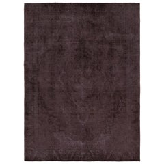 Tappeto persiano vintage in viola e nero di Rug & Kilim