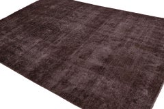 Vintage Persian Rug in Brown and Pink, From Rug & Kilim