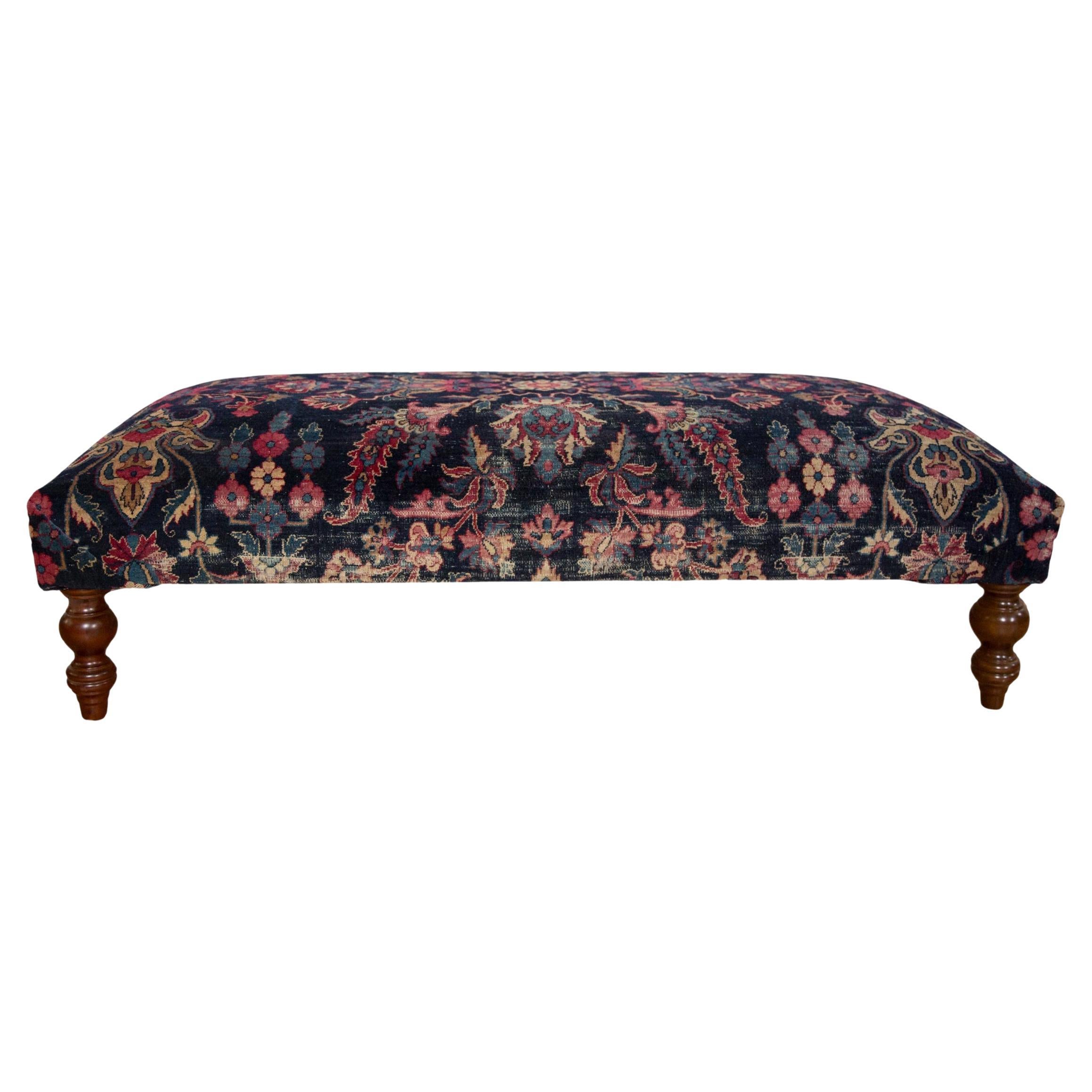 Table basse ottomane persane vintage
