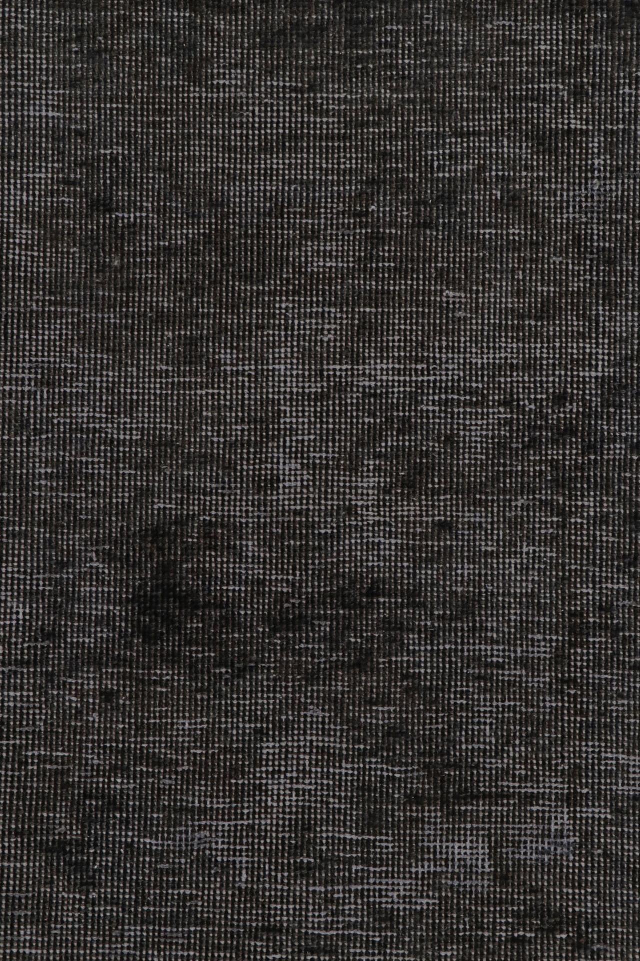 Vintage-Perserteppich mit schwarzen und braunen Mustern von Rug & Kilim (Ende des 20. Jahrhunderts) im Angebot