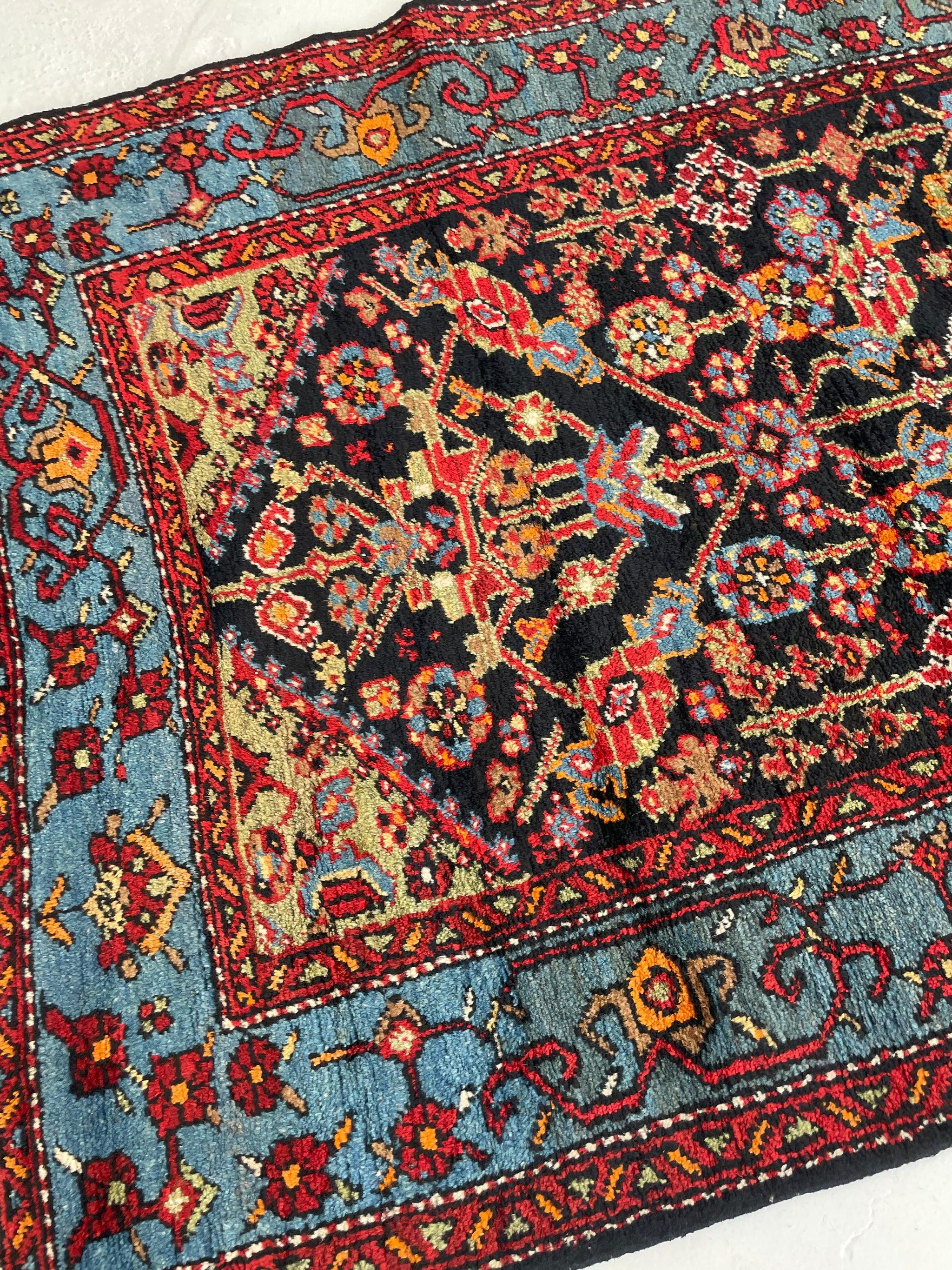 Vintage Persian Rug with Lattice Design All-Over, c. 1950's For Sale 2