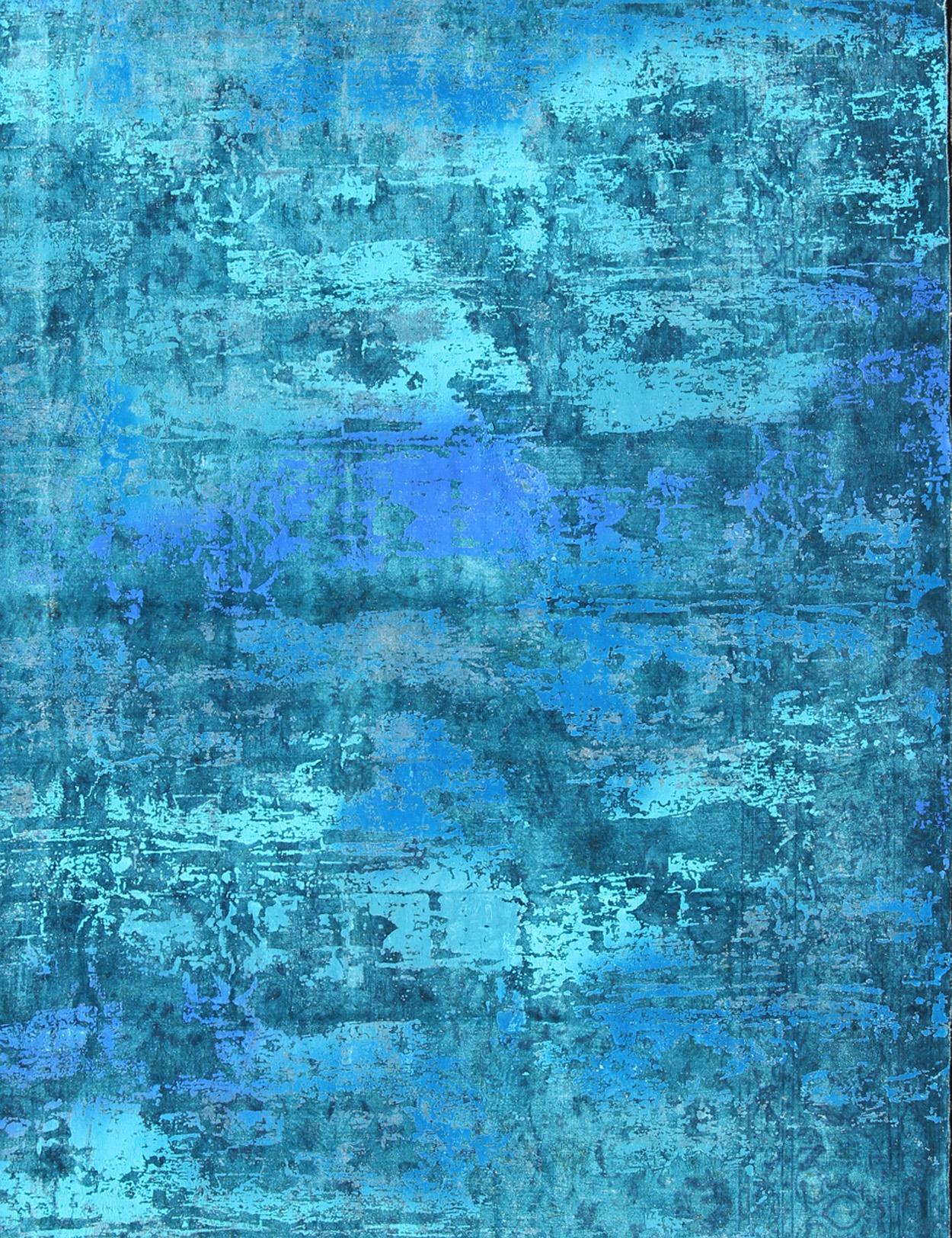 blue green persian rug