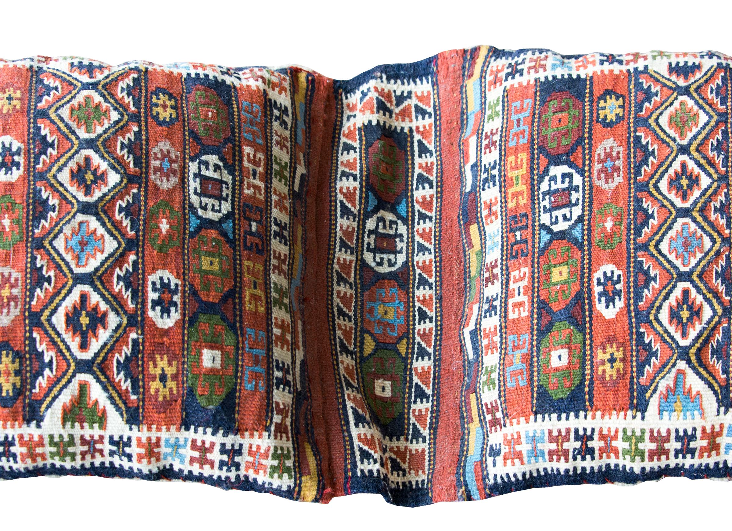 Vintage Persian Satteltasche Gesicht im Angebot 2