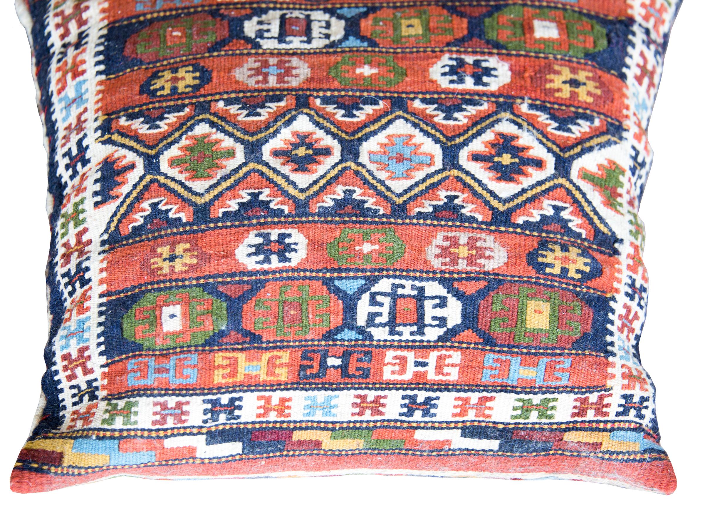 Vintage Persian Satteltasche Gesicht (Wolle) im Angebot