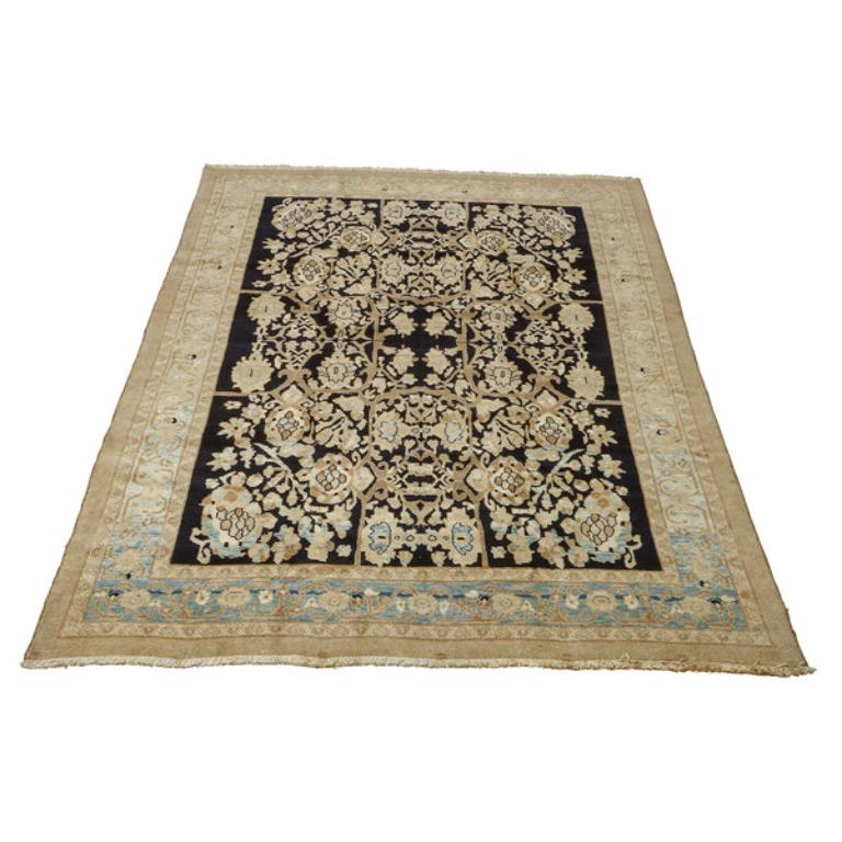 Hand-Knotted Vintage Persian Sarab Rug - Size: 10'7 X 7' For Sale