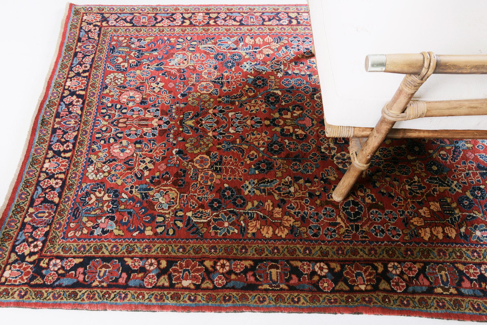 Late 20th Century Vintage Persian Sarouk 29722 For Sale