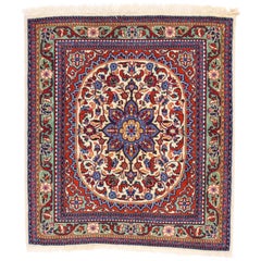 Vintage Persian Sarouk Accent Rug