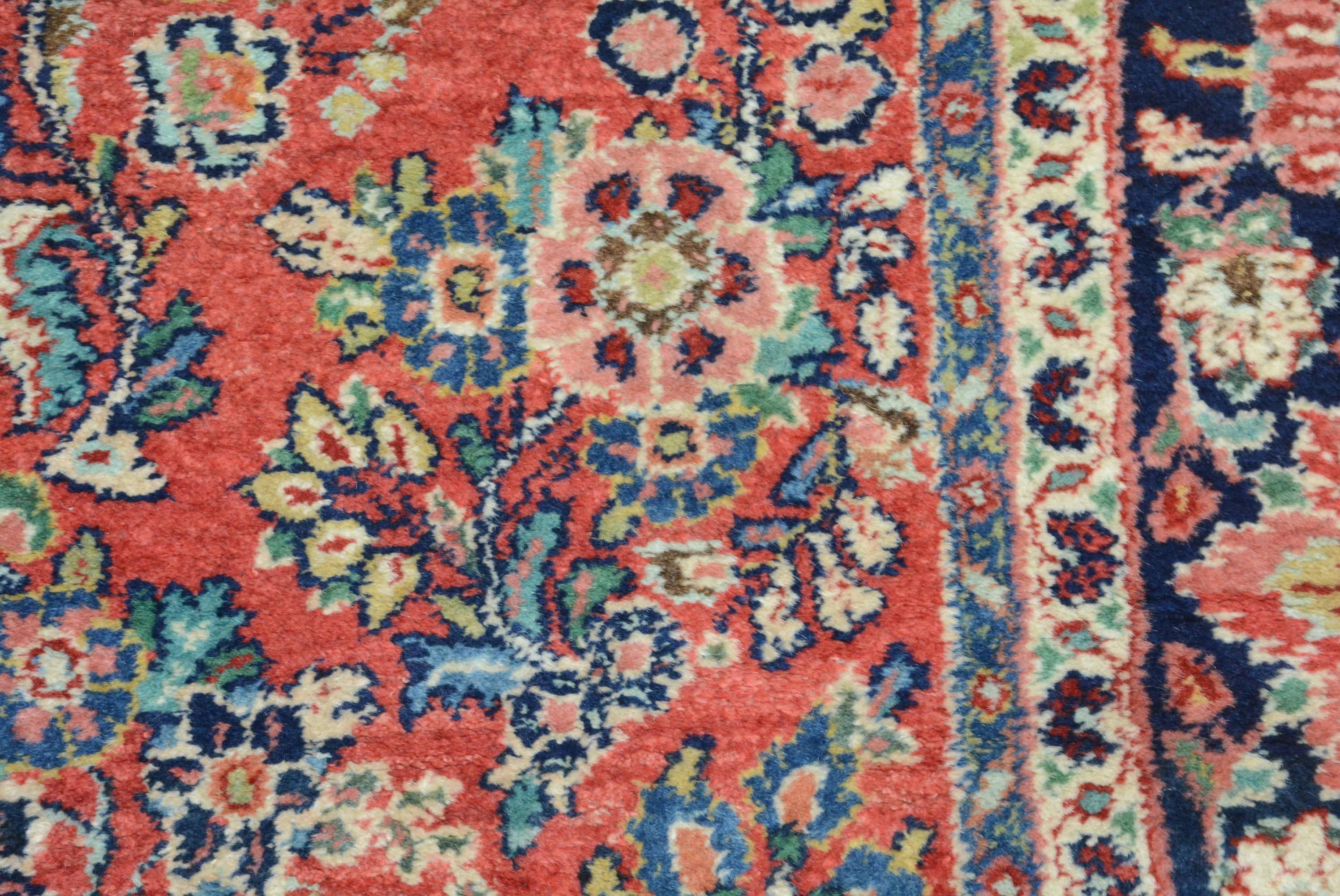 Mid-20th Century Vintage Persian Sarouk Carpet For Sale