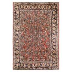 Vintage Persian Sarouk Carpet