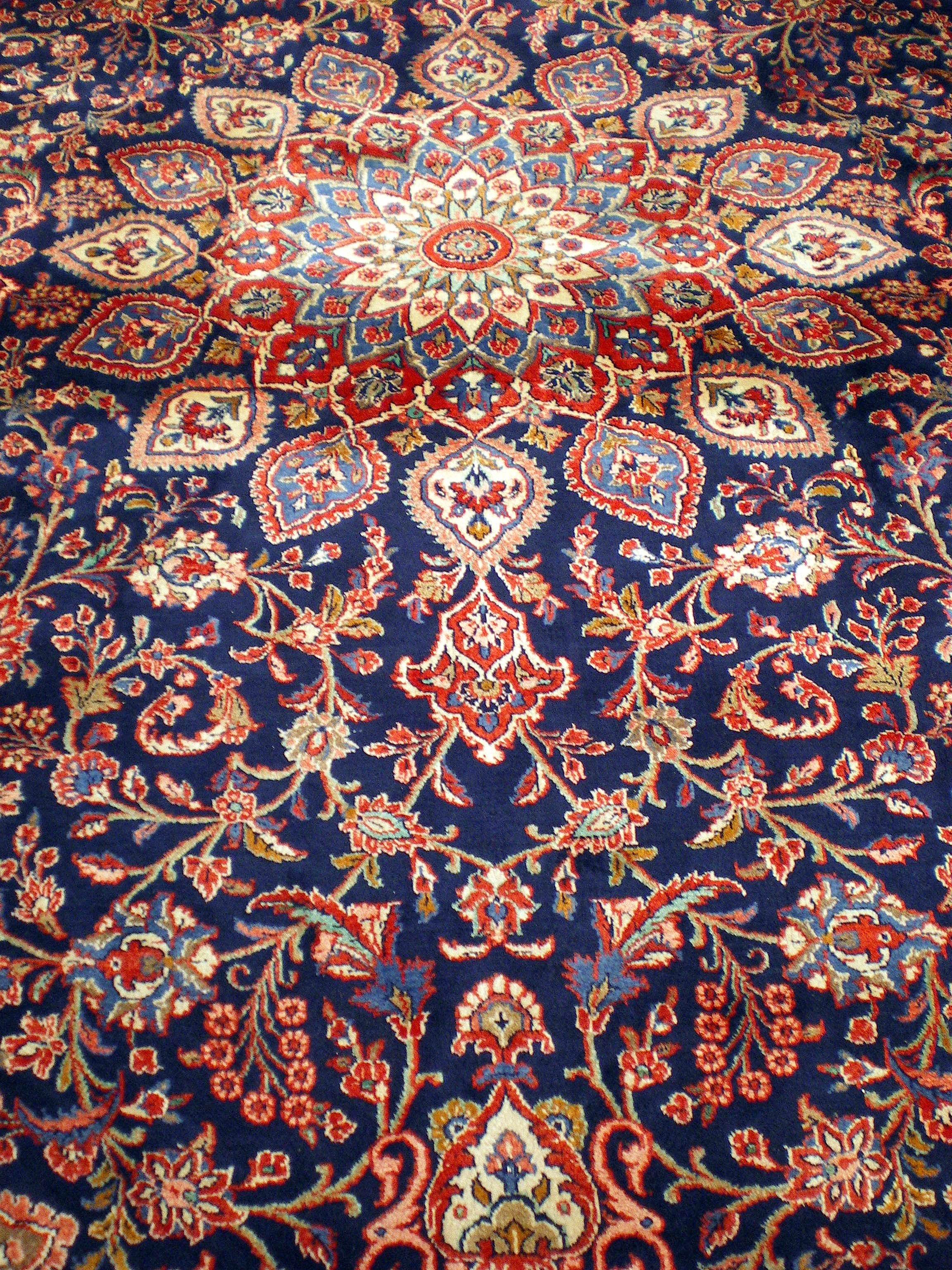 Persischer Sarouk im Vintage-Stil (Mitte des 20. Jahrhunderts) im Angebot