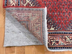 Vintage Persian Sarouk Mir Pure Wool Hand Knotted Oriental Rug