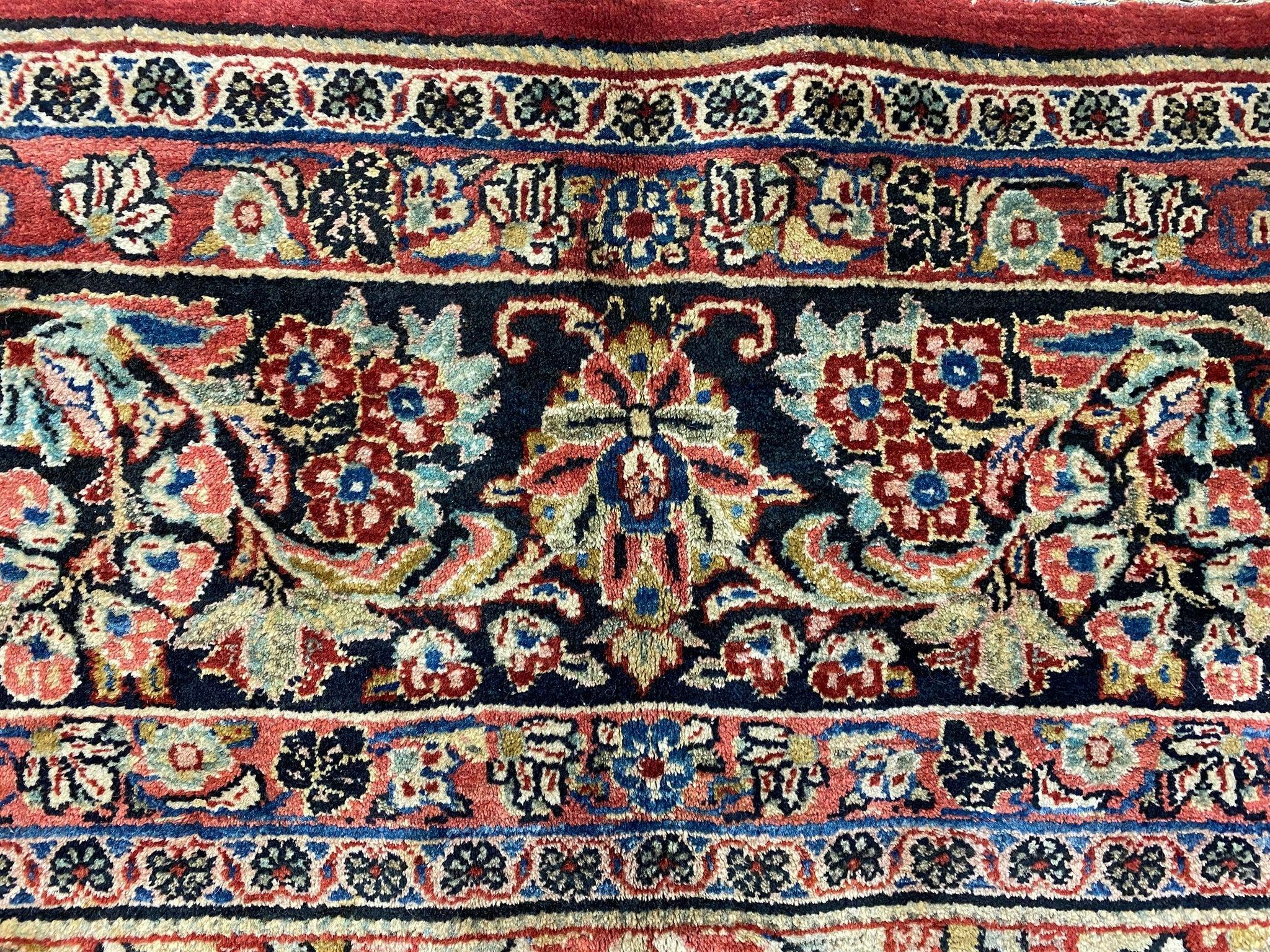  Persischer Sarouk-Teppich im Vintage-Stil - 12' x 9' im Angebot 4