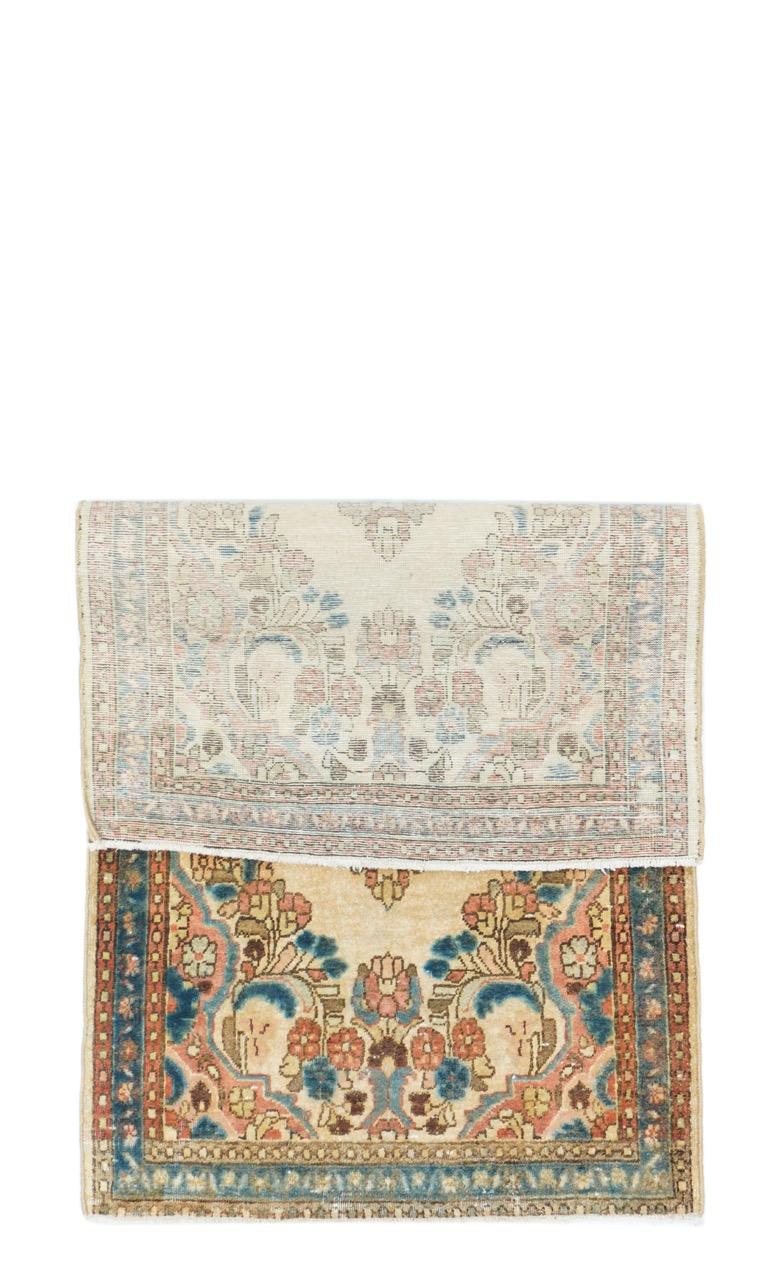 Alfombra persa vintage Sarouk 2'1