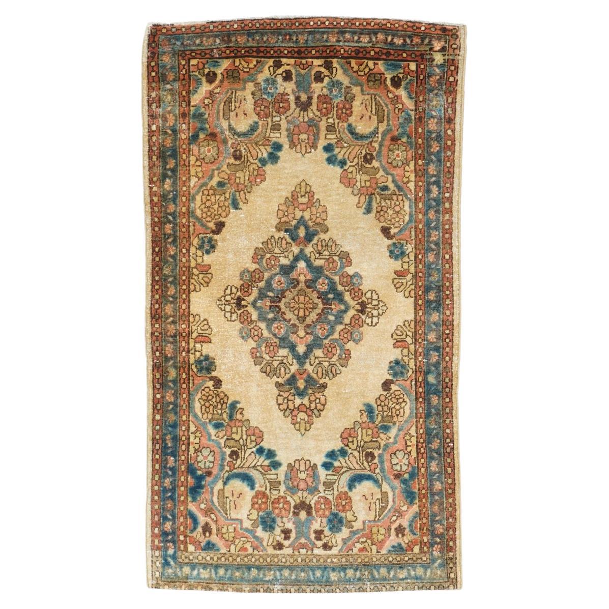 Vintage Persisch Sarouk Teppich 2'1" x 4'0"