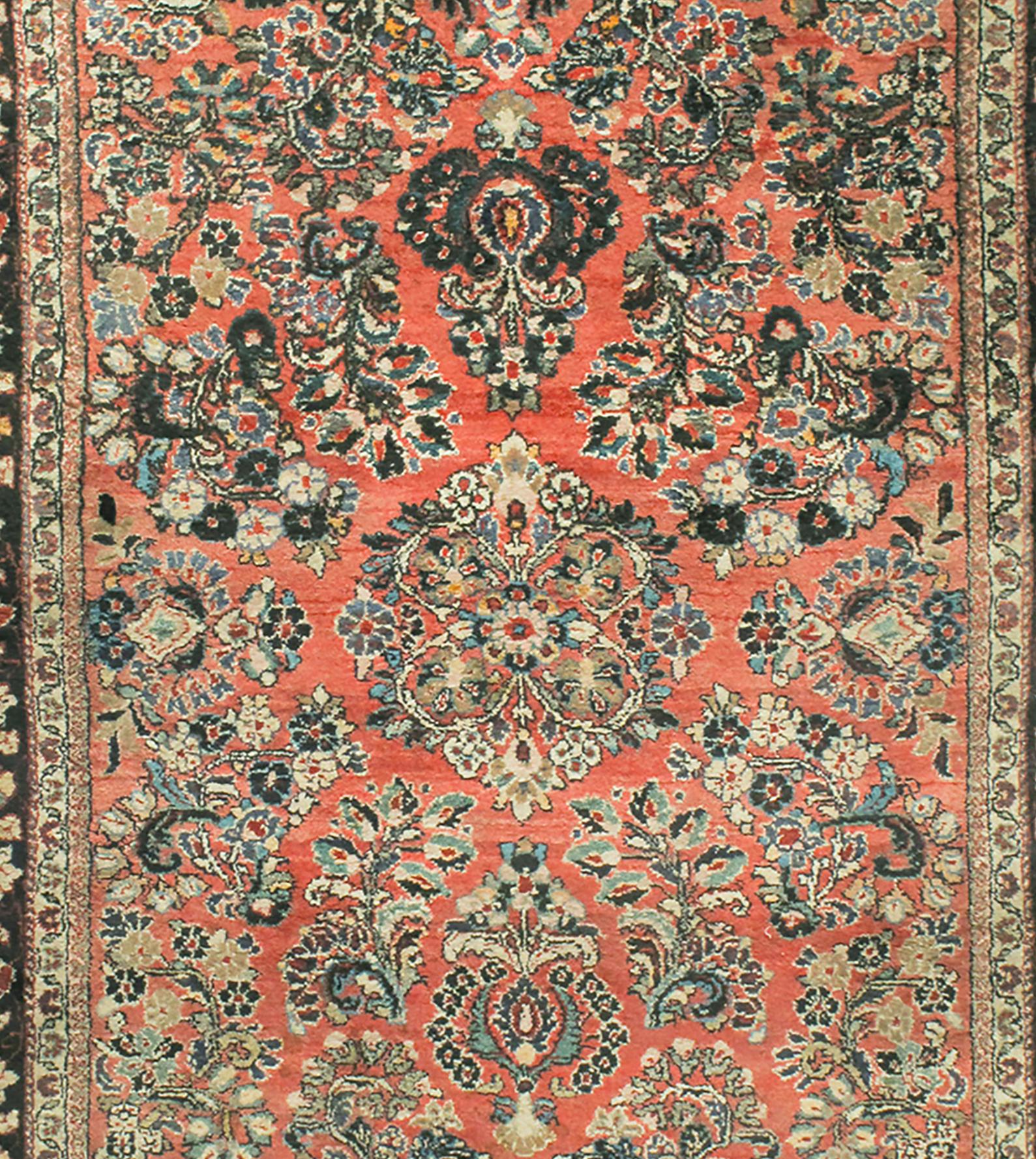 Lana Tappeto persiano Sarouk vintage 3'3 x 4'11 in vendita