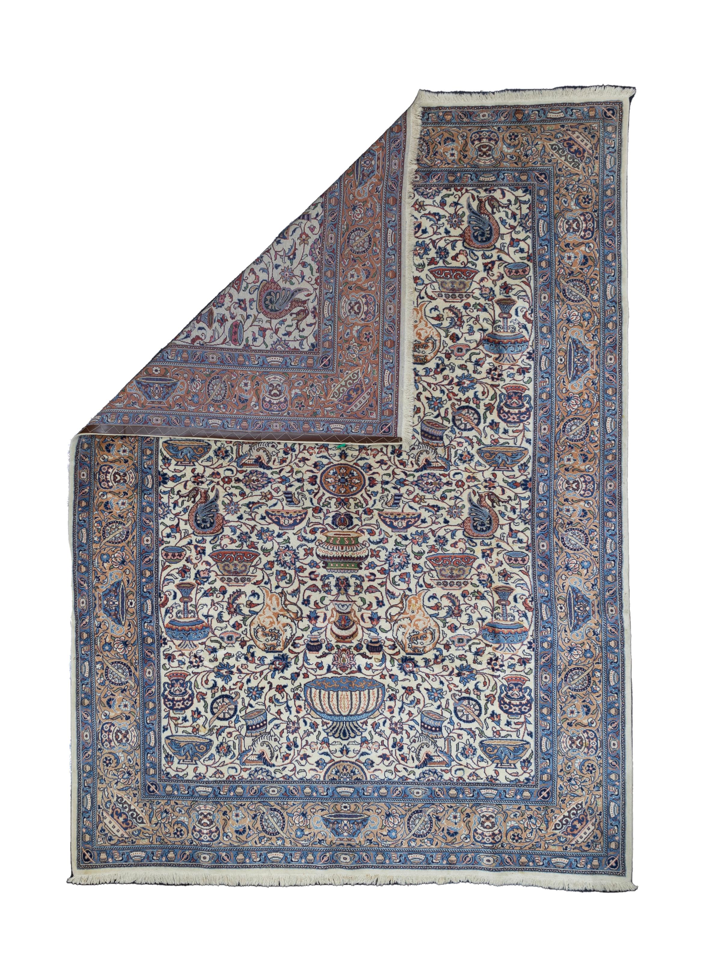 Vintage Persisch Sarouk Teppich 8'1