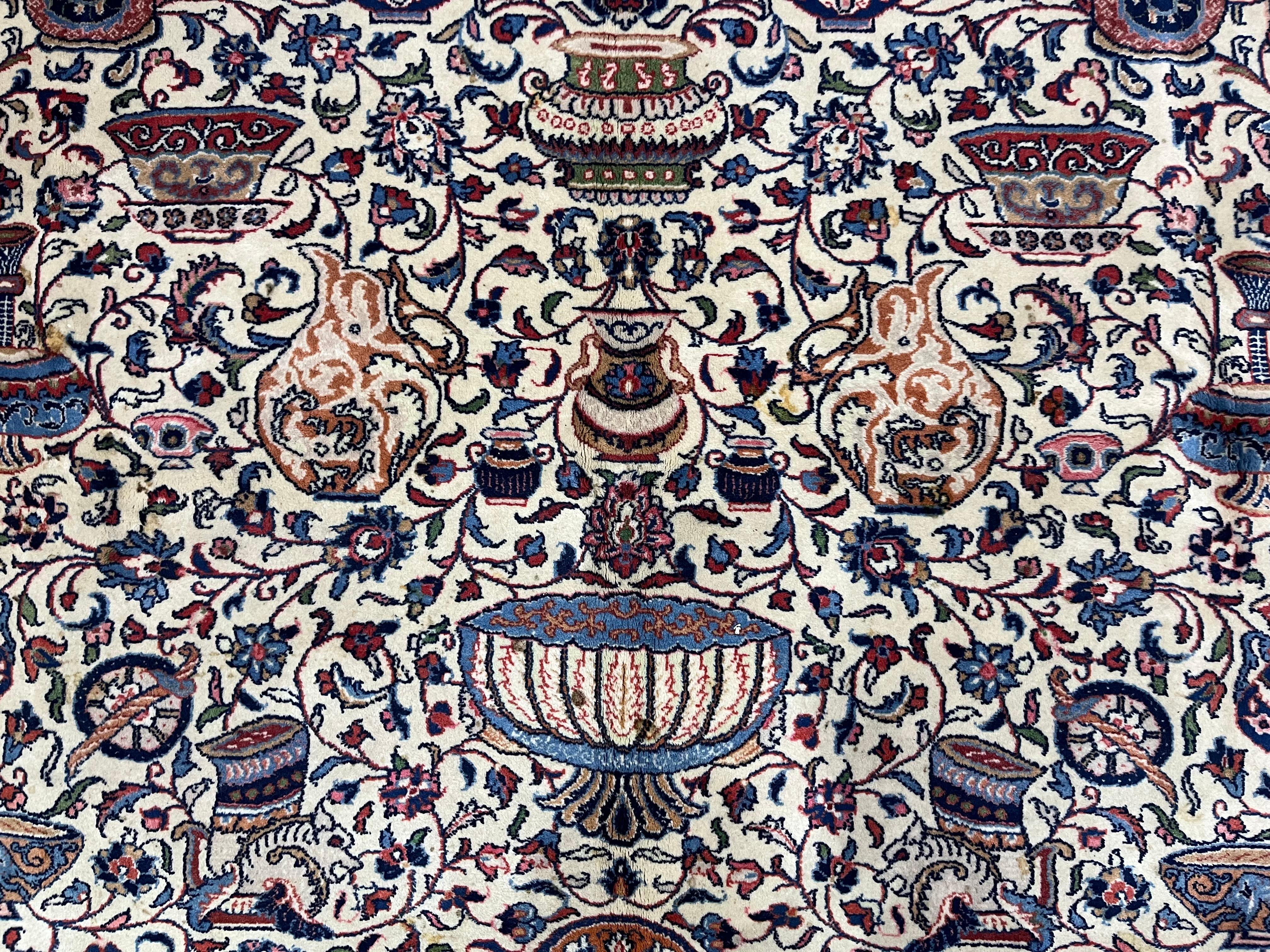 Vintage Persisch Sarouk Teppich 8'1