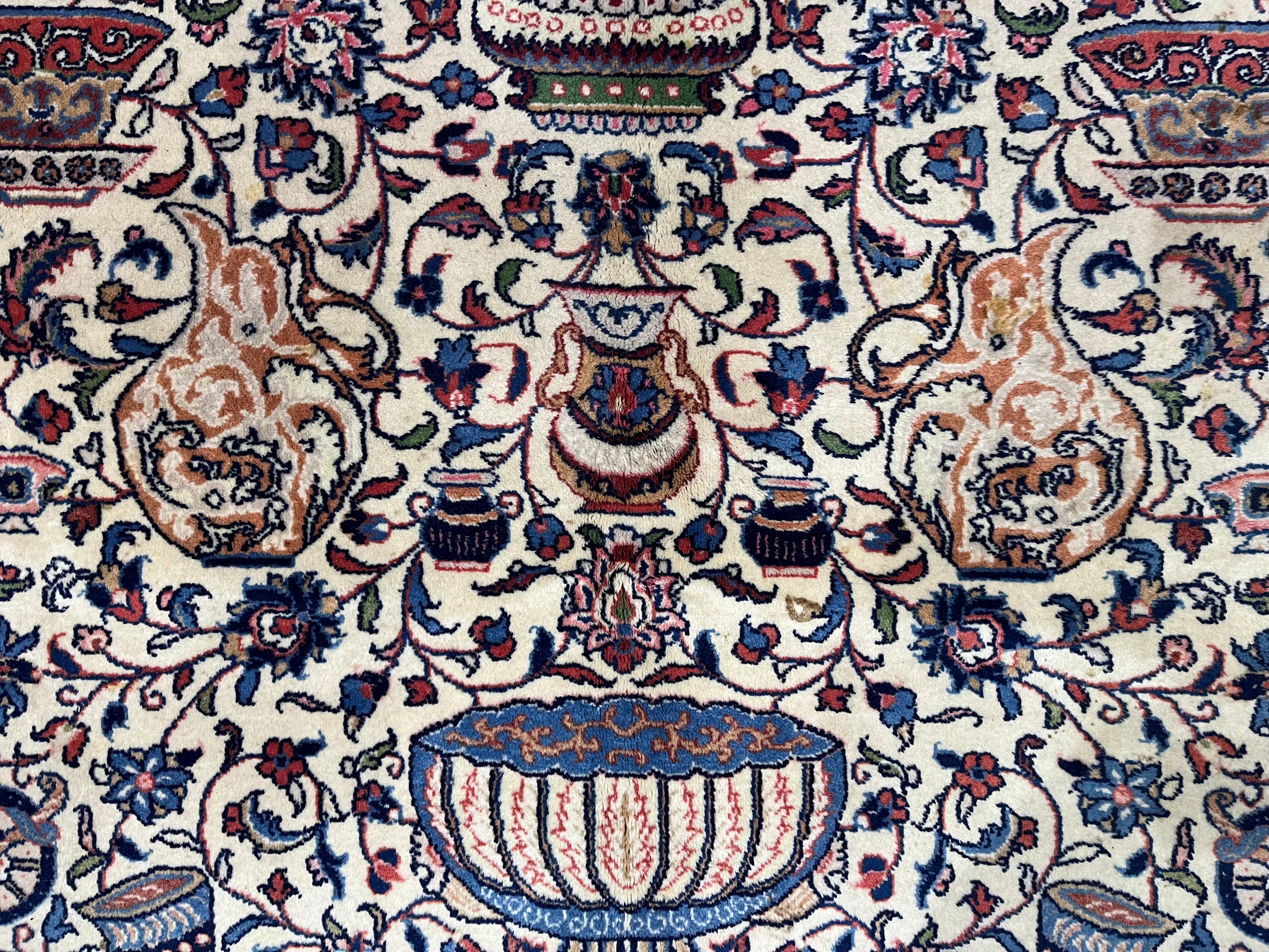 Vintage Persisch Sarouk Teppich 8'1