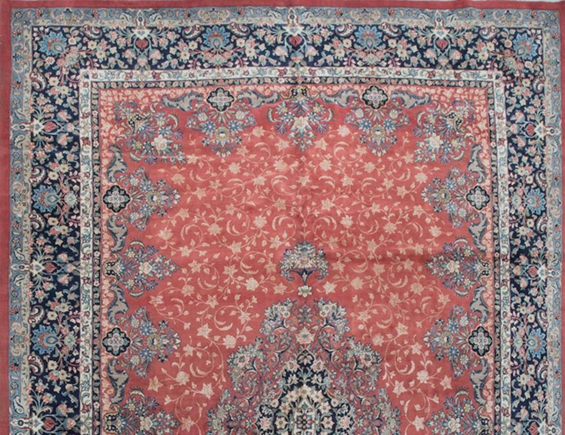 Persischer übergroßer Sarouk-Teppich im Vintage-Stil, um 1940, 12'7 x 21' im Zustand „Hervorragend“ im Angebot in Secaucus, NJ