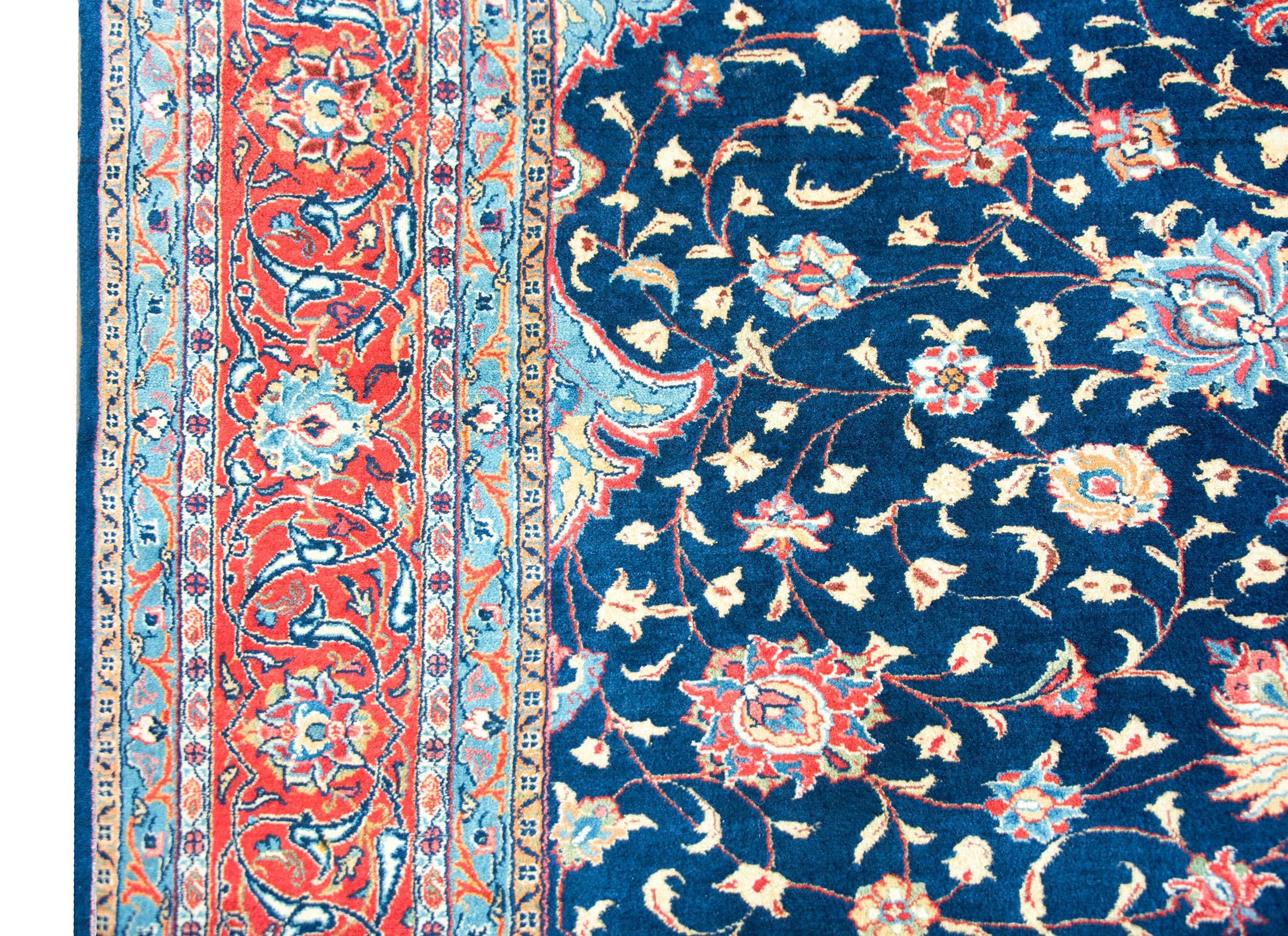 Vintage Persian Sarouk Rug For Sale 6