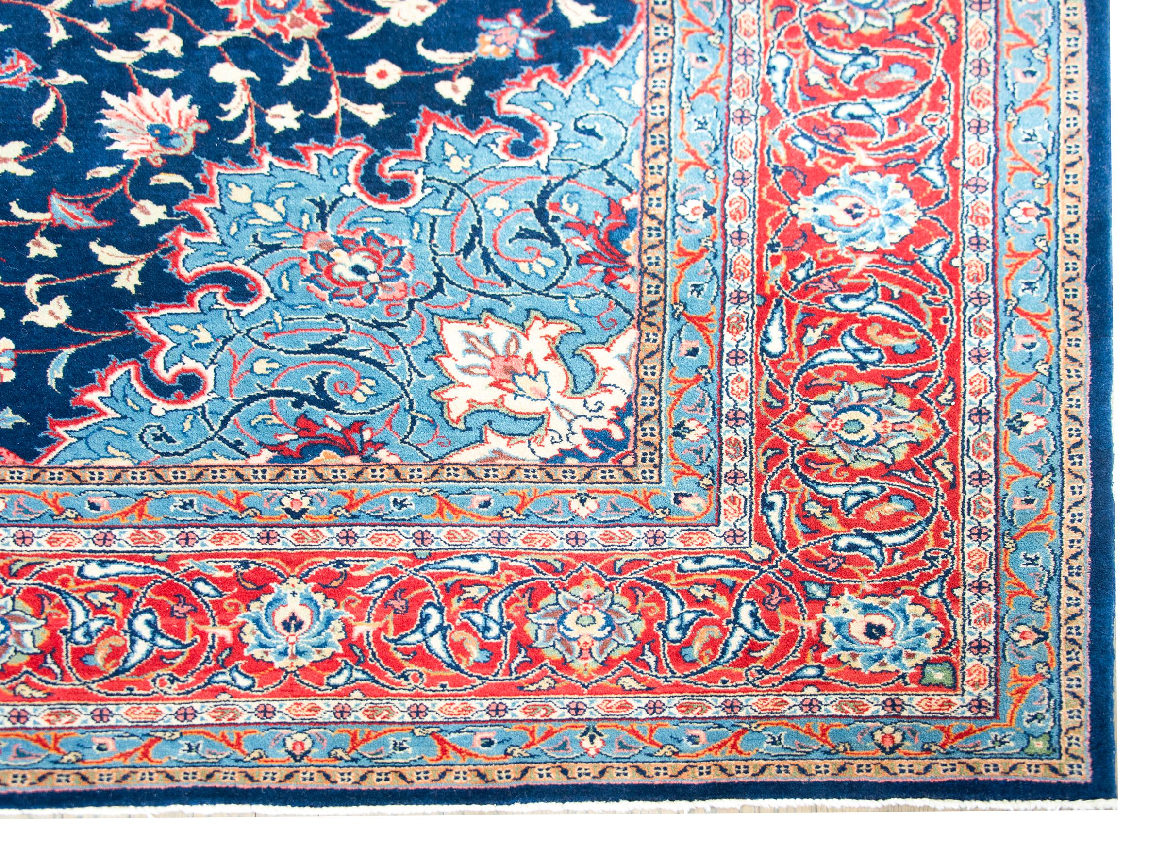 Vintage Persian Sarouk Rug For Sale 7