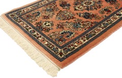 Vintage Persian Sarouk Rug with French Baroque Style