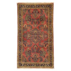 Persischer Sarouk-Teppich im romantischen Jacobean-Stil