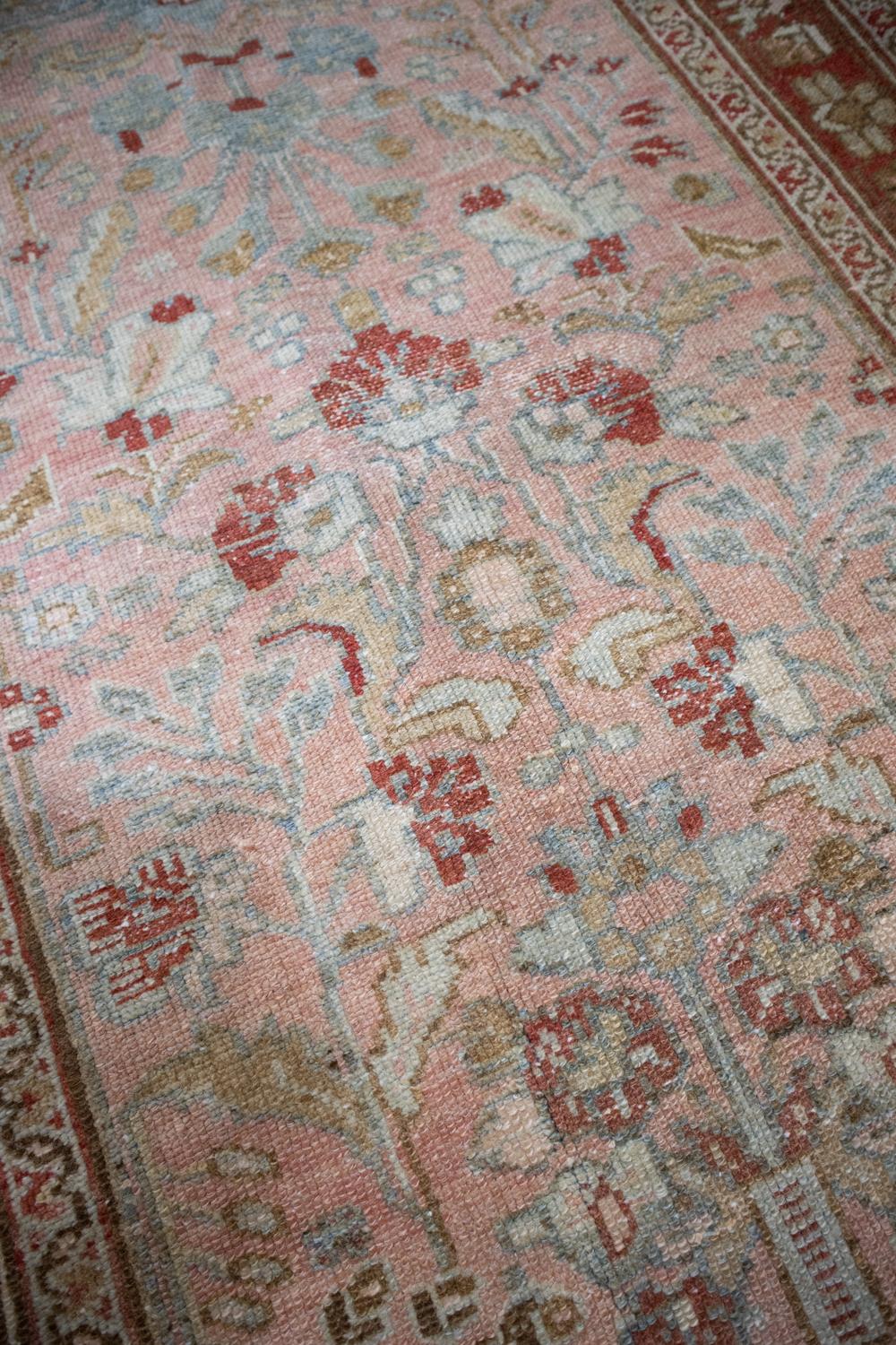 Vintage Persian Sarouk Runner Rug In Good Condition For Sale In West Palm Beach, FL