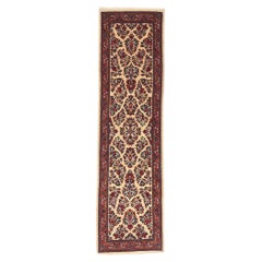 Retro Persian Sarouk Runner, Stately Decadence Meets Stylish Durability