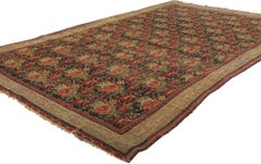 Vintage Persian Senneh Rug with American Colonial Style