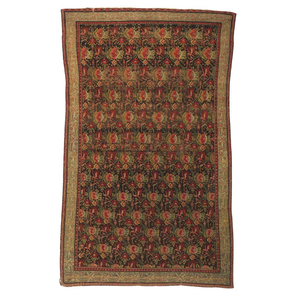 Vintage Turkish Oushak Rug with Rustic American Colonial Style For Sale ...