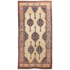 Tapis persan Serab vintage en poils de chameau