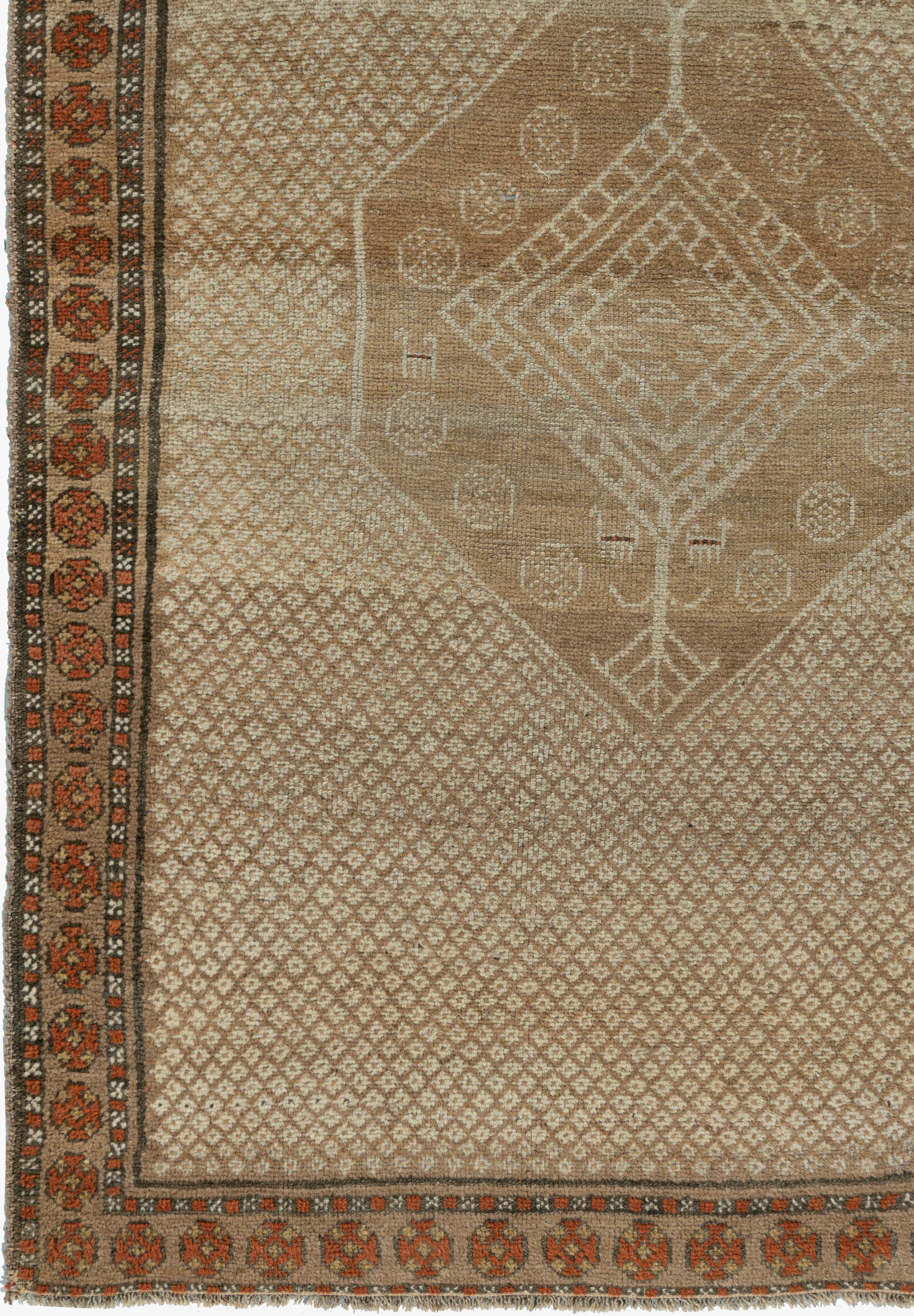 Hand-Knotted Vintage Persian Serab Rug  4'4 x 6'10 For Sale