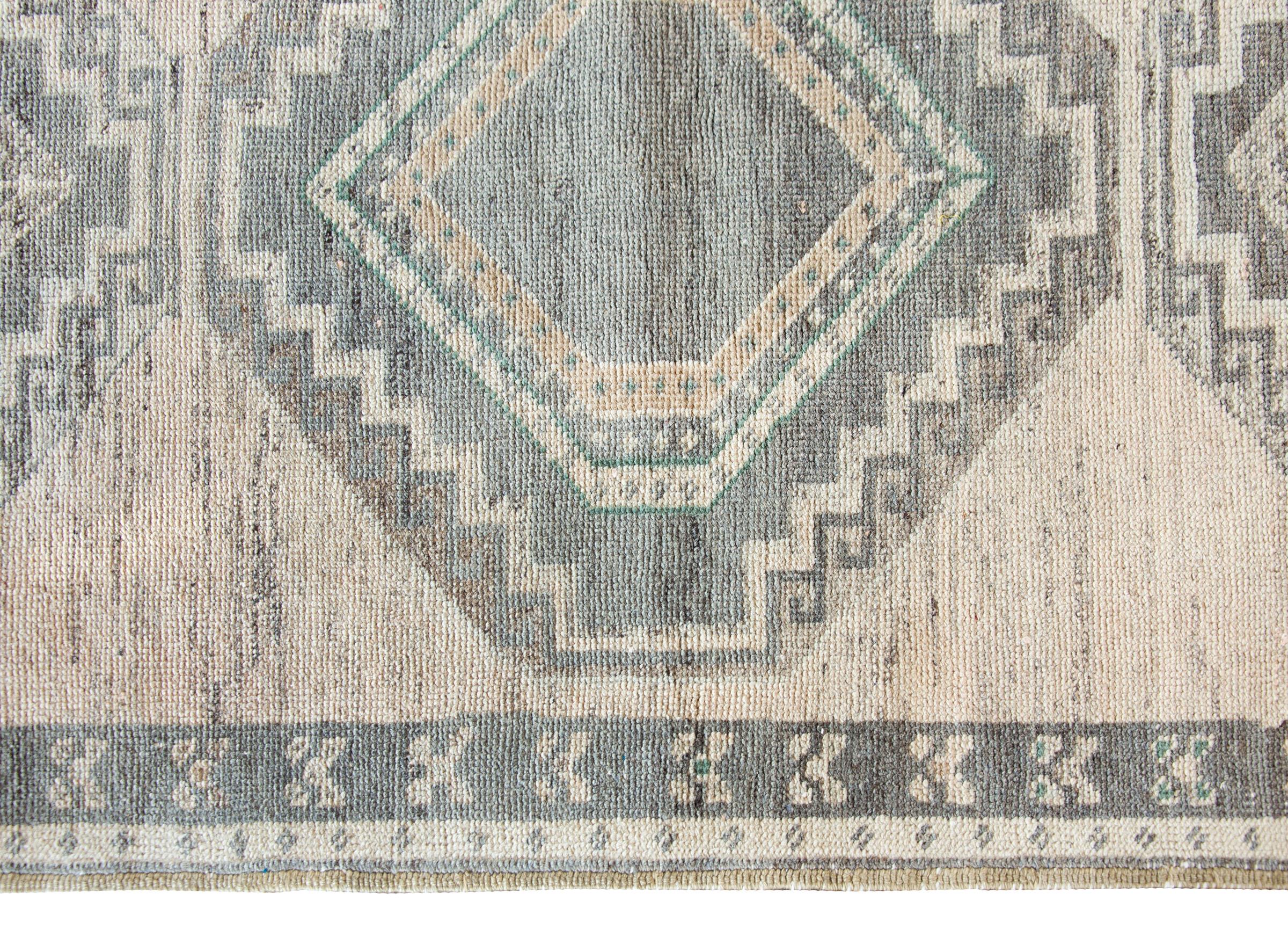 Hand-Knotted Vintage Persian Serab Rug For Sale