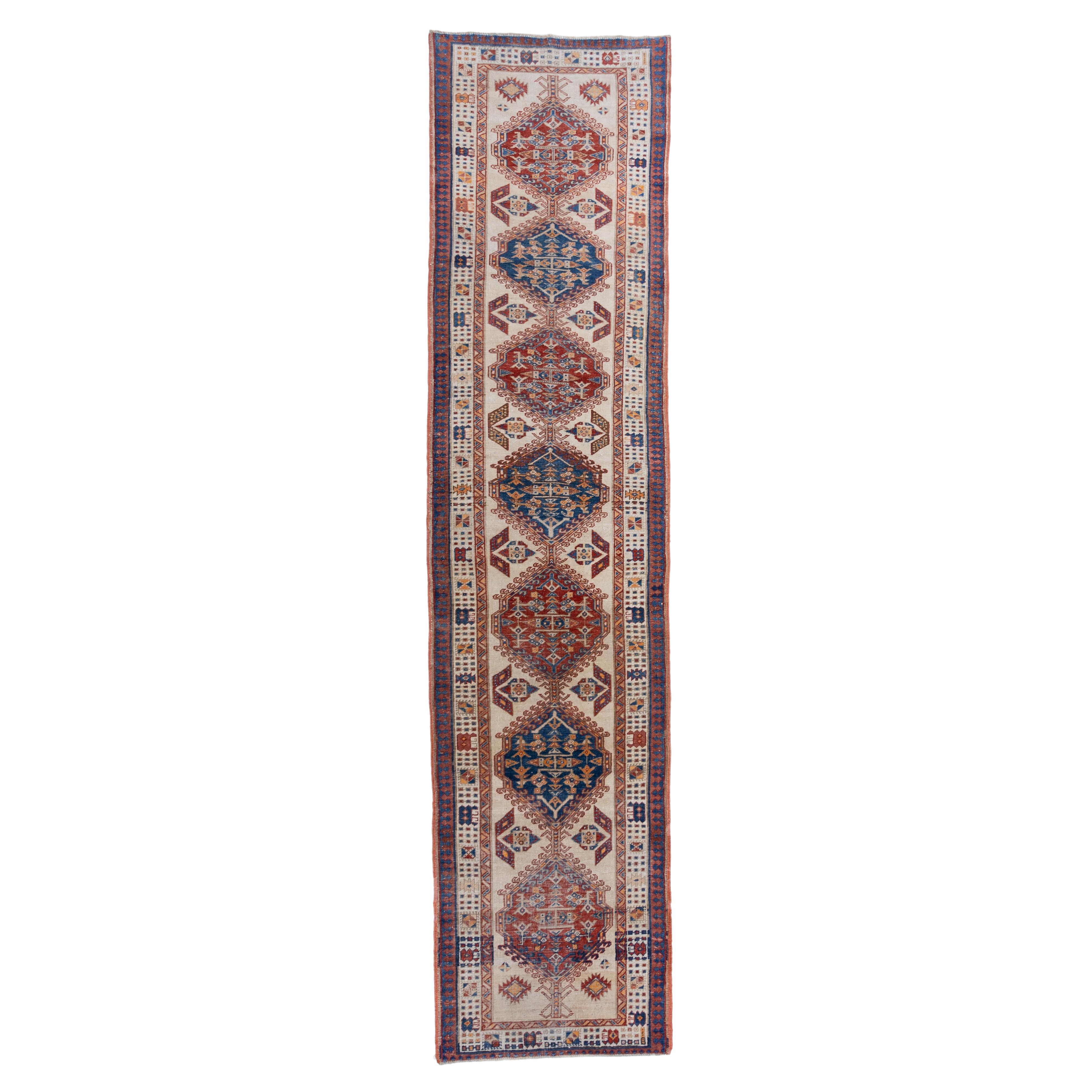 Vintage Persian Serab Runner Rug For Sale at 1stDibs