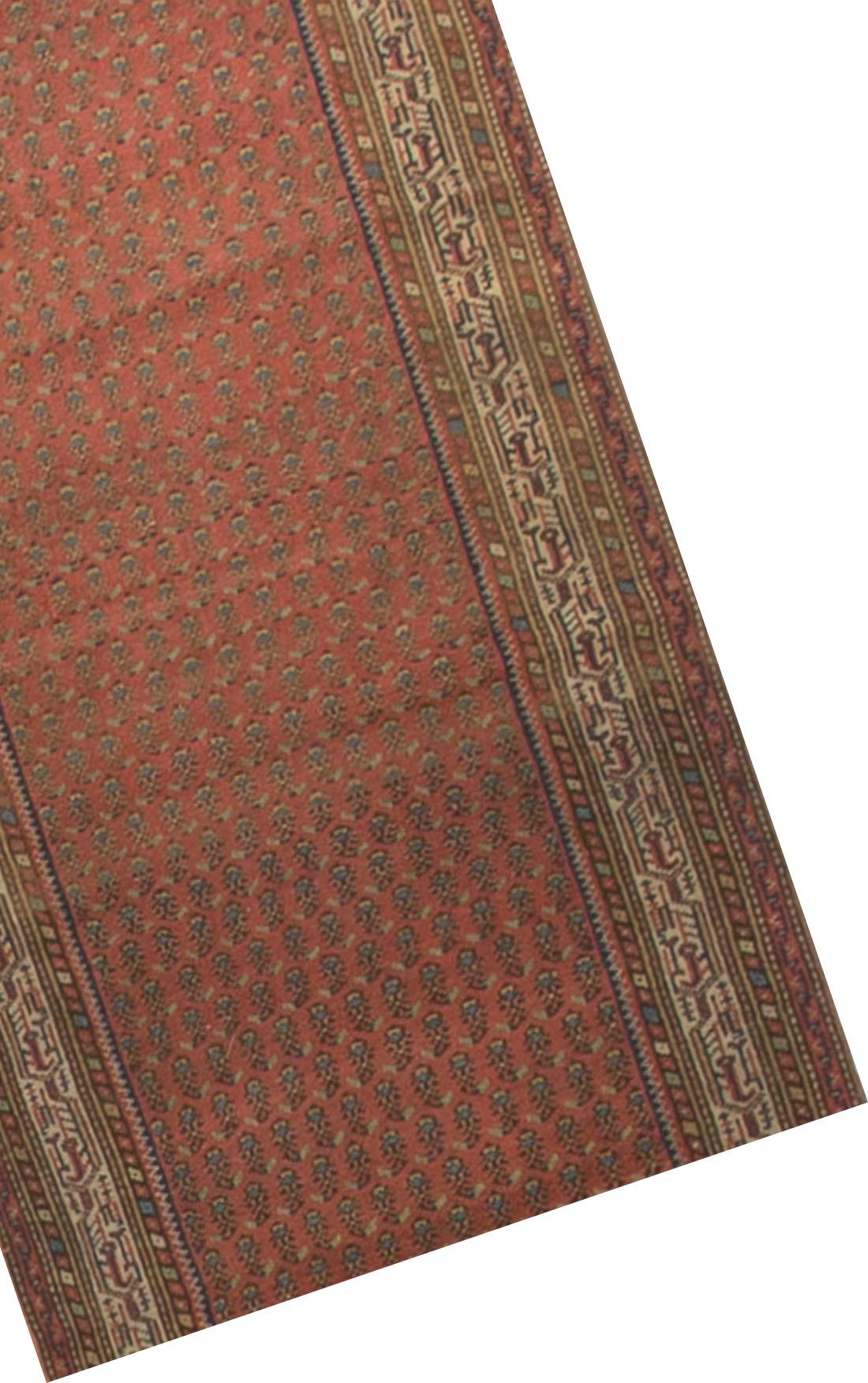 Persischer Seraband-Teppich Läufer 3'5 x 19'8 im Zustand „Gut“ im Angebot in Secaucus, NJ