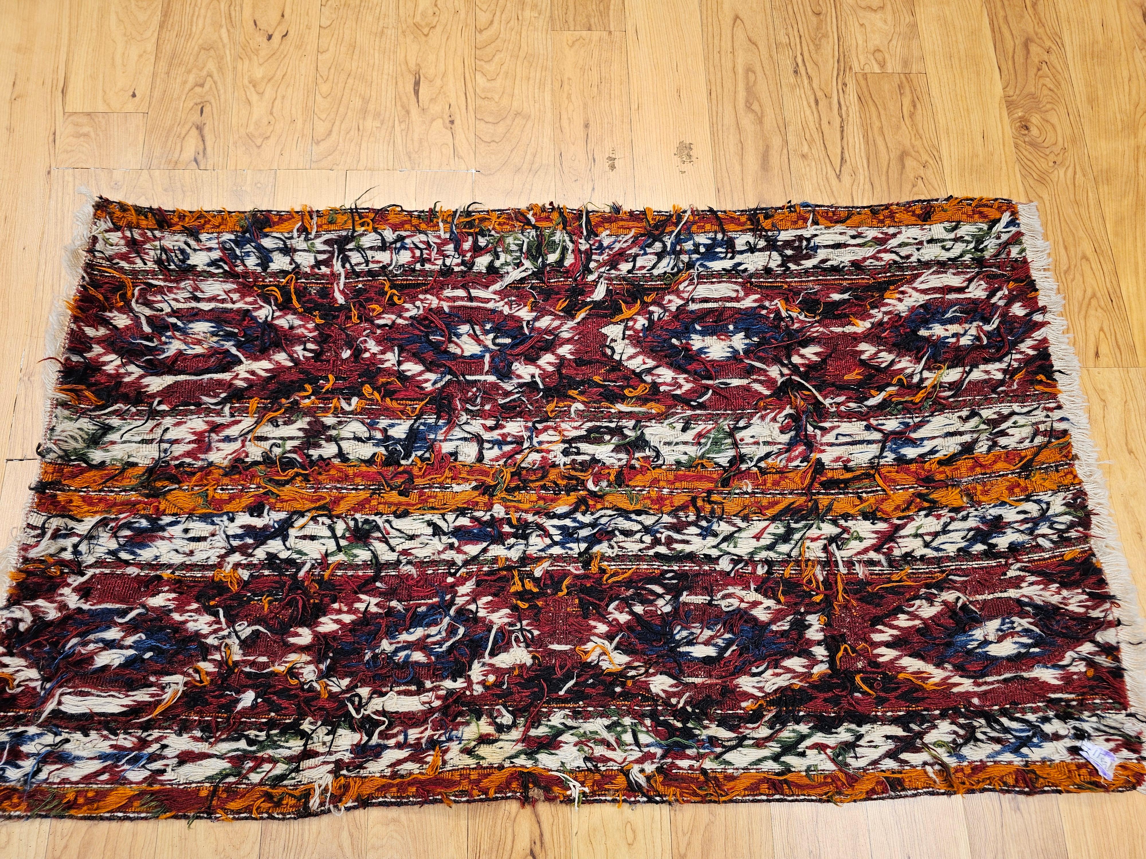 Panneau Mafrash persan Shahsavan Soumak en vente 6