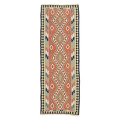 Vintage Persian Shiraz Kilim Rug, Pacific Northwest Meets Luxury Lodge