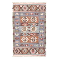 Tapis Kilim persan vintage Shiraz avec style tribal bohème chic