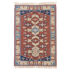Tappeto persiano vintage Rug & Kilim con stile tribale rustico